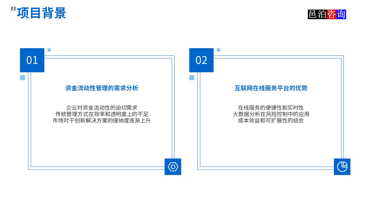 邑泊數(shù)字化智能化技術(shù)資金流動性管理互聯(lián)網(wǎng)在線服務(wù)平臺項目背景