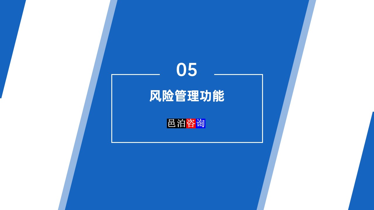 邑泊數(shù)字化智能化技術(shù)司庫管理軟件風(fēng)險(xiǎn)管理功能