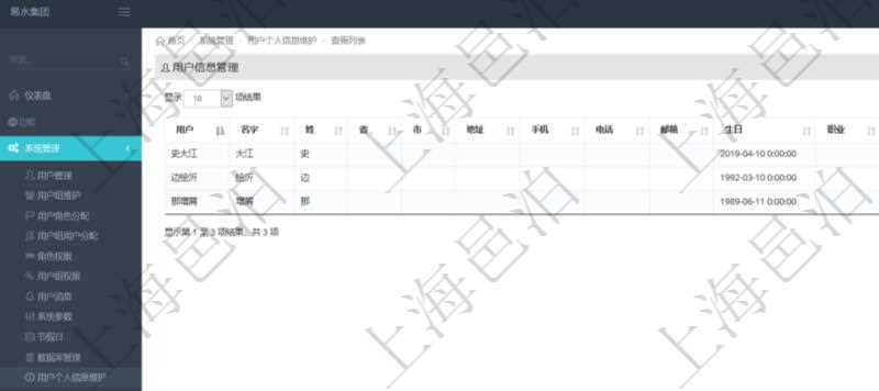 系統(tǒng)管理員可以查詢項(xiàng)目管理軟件中用戶的個(gè)人信息，比如：用戶名稱、姓名、省市、地址、手機(jī)、電話、郵箱、生日、職業(yè)、關(guān)于、頭像等。